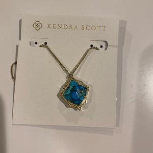 Kacey necklace in Bronze Veined Turquoise